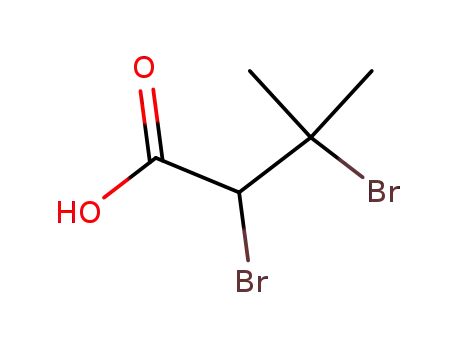 α,β-dibromo-β,β-dimethylpropionic acid