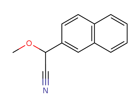 Molecular Structure of 118736-08-6 (2-METHOXY-2-(2-NAPHTHYL)ACETONITRILE)