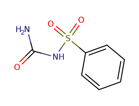 Molecular Structure of 35207-08-0 (N-(aminocarbonyl)benzenesulphonamide)