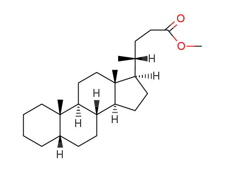 Molecular Structure of 2204-14-0 (methyl 5β-cholan-24-oate)