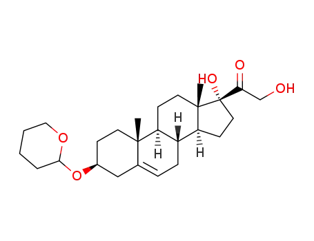 17α,21-Dihydroxy-3β-(2-tetrahydropyranyloxy)-5-pregnen-20-one