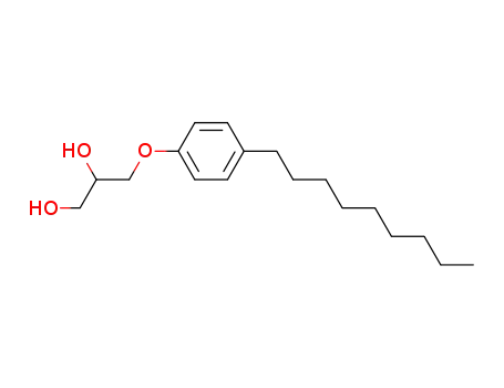 Molecular Structure of 7598-63-2 (3-(p-nonylphenoxy)propane-1,2-diol)