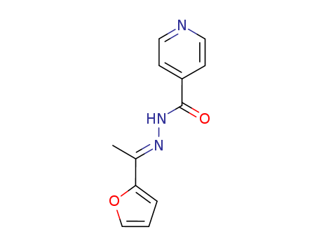 4-Pyridinecarboxylic acid, [1-(2-furanyl)ethylidene]hydrazide