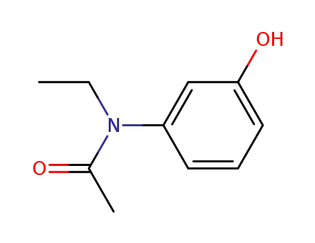 Molecular Structure of 98331-45-4 (Acetamide, N-ethyl-N-(3-hydroxyphenyl)-)