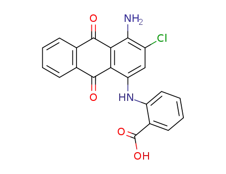<i>N</i>-(4-amino-3-chloro-9,10-dioxo-9,10-dihydro-[1]anthryl)-anthranilic acid