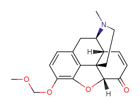 Molecular Structure of 77632-93-0 (3-methoxymethylmorphinone)