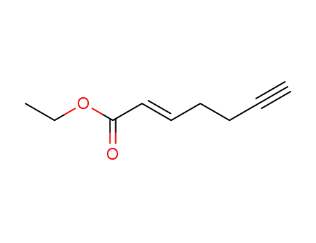 (E)-2-hept-2-en-6-ynoic acid ethyl ester