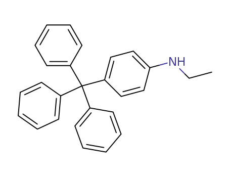 Molecular Structure of 94159-44-1 (N-ethyl-4-(triphenylmethyl)aniline)