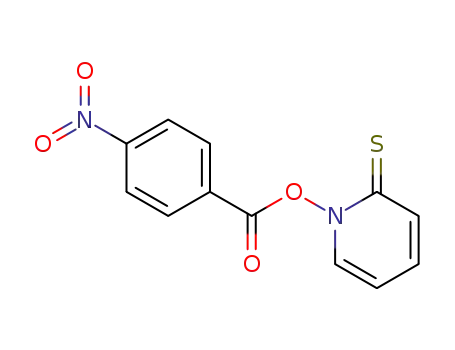 Molecular Structure of 104047-14-5 (2(1H)-Pyridinethione, 1-[(4-nitrobenzoyl)oxy]-)