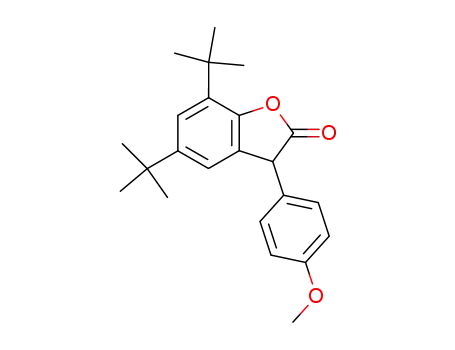 3-(4-メトキシフェニル)-5,7-ジtert-ブチルベンゾフラン-2(3H)-オン