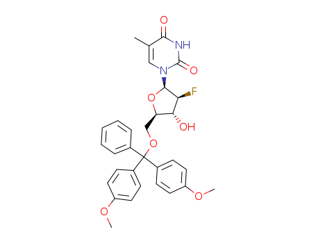5'-O-(4,4'-Dimethoxytrityl)-2'-deoxy-2'-fluoro-5-methyl-b-D-arabinouridine