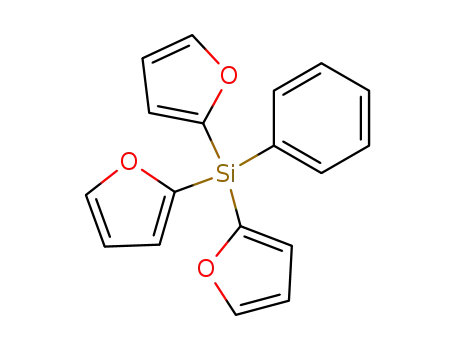 Molecular Structure of 3294-64-2 (tri-furan-2-yl-phenyl-silane)