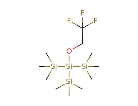 Molecular Structure of 182255-86-3 (1-[tris(trimethylsilyl)silyl]-2,2,2-trifluoroethanol)