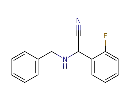 Benzylamino-(2-fluoro-phenyl)-acetonitrile