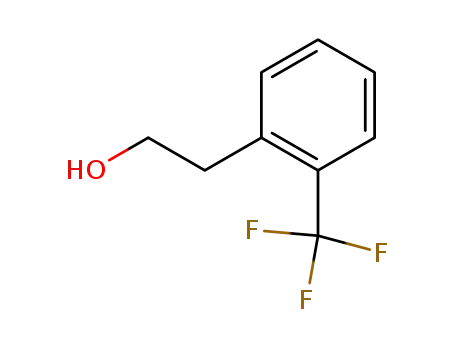 Molecular Structure of 94022-96-5 (2-(TRIFLUOROMETHYL)PHENETHYL ALCOHOL)