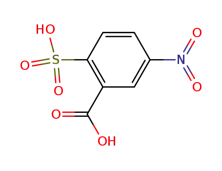 Molecular Structure of 40567-35-9 (5-nitro-2-sulfo-benzoic acid)