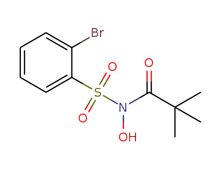 N-hydroxy-N-(2,2,2-trimethylacetyl)-2-bromobenzenesulfonamide