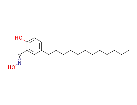 Molecular Structure of 77635-32-6 (5-dodecyl-2-hydroxybenzaldehyde oxime)
