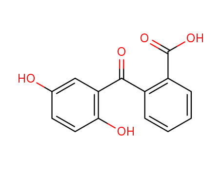 Molecular Structure of 6272-39-5 (2-(2,5-Dihydroxybenzoyl)benzoic acid)