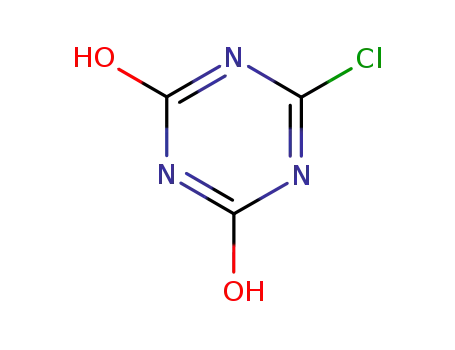 Molecular Structure of 69125-10-6 (6-chloro-1,3,5-triazine-2,4(1H,3H)-dione)