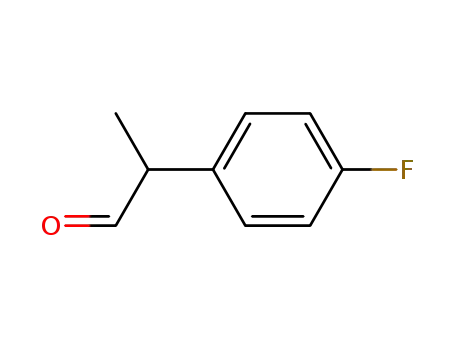 벤젠아세트알데히드, 4-플루오로-알파-메틸-, (-)-(9CI)