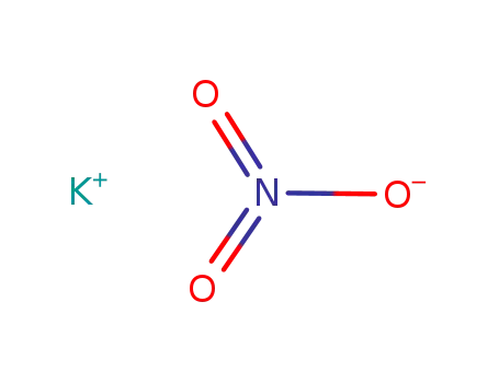 Molecular Structure of 7757-79-1 (Potassium nitrate)