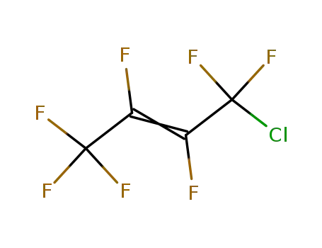 Molecular Structure of 384-55-4 (2-Butene, 1-chloro-1,1,2,3,4,4,4-heptafluoro-)
