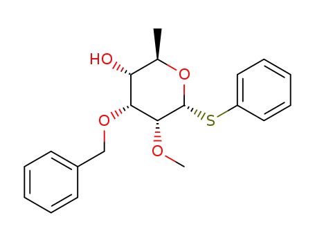 phenyl 3-O-benzyl-6-deoxy-2-O-methyl-1-thio-α-D-ribohexopyranoside