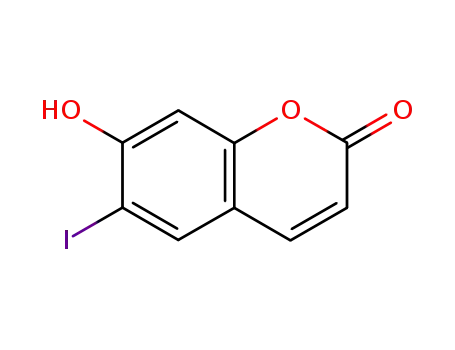 2H-1-Benzopyran-2-one, 7-hydroxy-6-iodo-