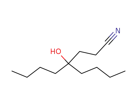 4-Butyl-4-hydroxy-octanenitrile