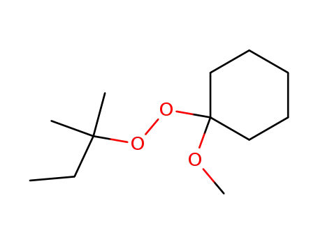 Molecular Structure of 125768-93-6 (Peroxide, 1,1-dimethylpropyl 1-methoxycyclohexyl)