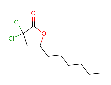 3,3-ジクロロ-5-ヘキシルオキソラン-2-オン