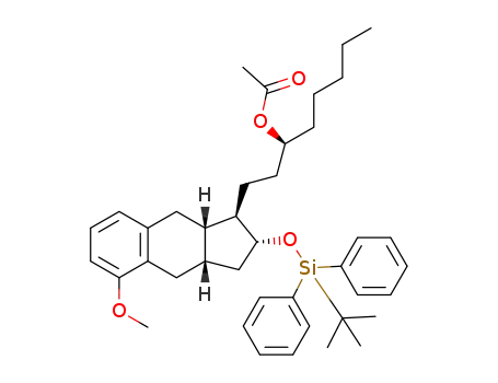 (S)-1-((1R,2R,3aS,9aS)-2-((tert-butyldiphenylsilyl)oxy)-5-methoxy-2,3,3a,4,9,9a-hexahydro-1H-cyclopenta[b]naphthalen-1-yl)octan-3-yl acetate