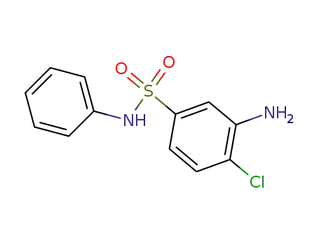 Molecular Structure of 94160-04-0 (3-amino-4-chloro-N-phenylbenzenesulphonamide)