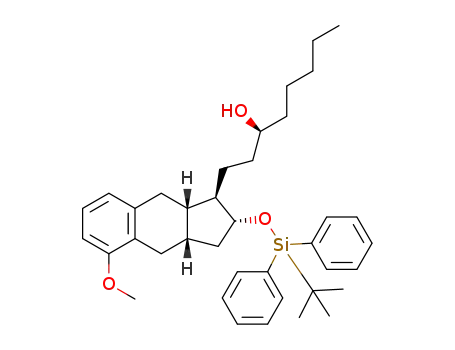 (S)-1-((1R,2R,3aS,9aS)-2-((tert-butyldiphenylsilyl)oxy)-5-methoxy-2,3,3a,4,9,9a-hexahydro-1H-cyclopenta[b]naphthalen-1-yl)octan-3-ol