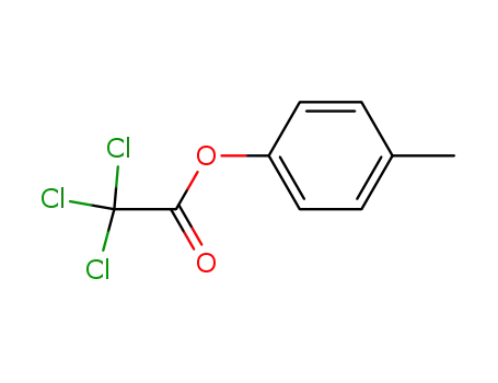 Molecular Structure of 15081-00-2 (Acetic acid, trichloro-, 4-methylphenyl ester)