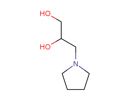 Molecular Structure of 85391-19-1 (3-PYRROLIDINO-1,2-PROPANEDIOL)