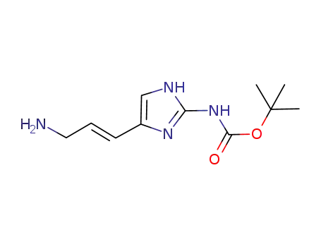 tert-butyl (E)-[4-(3-aminoprop-1-enyl)-1H-imidazol-2-yl]carbamate
