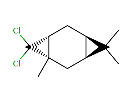 Tricyclo[5.1.0.03,5]octane,8,8-dichloro-1,4,4-trimethyl-, (1R,3R,5S,7S)-rel-