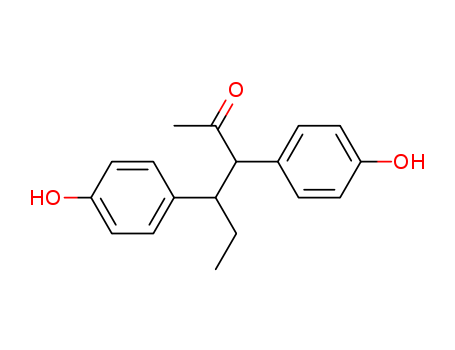 2-Hexanone,3,4-bis(4-hydroxyphenyl)-