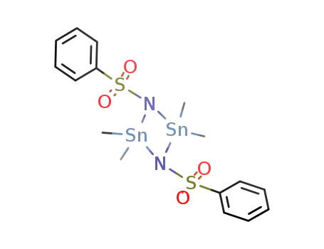 1,3,2,4-Diazadistannetidine, 2,2,4,4-tetramethyl-1,3-bis(phenylsulfonyl)-