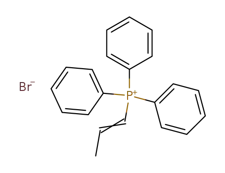 Molecular Structure of 7301-94-2 (Phosphonium, triphenyl-1-propenyl-, bromide)