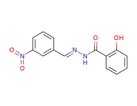 Molecular Structure of 72323-40-1 (salicylic acid-(3-nitro-benzylidenehydrazide))
