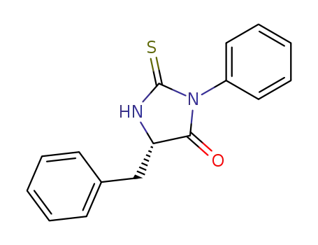 Molecular Structure of 29588-07-6 (PHENYLTHIOHYDANTOIN PHENYLALANINE))