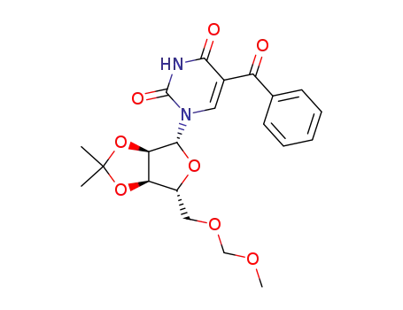 Uridine, 5-benzoyl-5'-O-(methoxymethyl)-2',3'-O-(1-methylethylidene)-