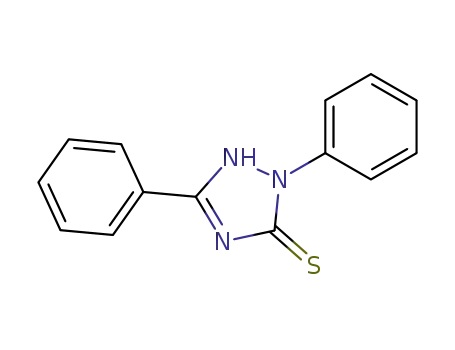 Molecular Structure of 5055-73-2 (3H-1,2,4-Triazole-3-thione, 1,2-dihydro-2,5-diphenyl-)