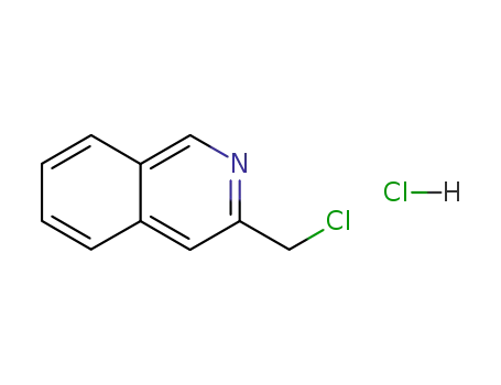 Molecular Structure of 76884-33-8 (3-(ChloroMethyl)isoquinoline hydrochloride)