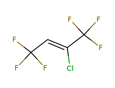 Molecular Structure of 3414-09-3 (2-Butene, 2-chloro-1,1,1,4,4,4-hexafluoro-, (Z)-)