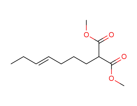 Propanedioic acid, 4-heptenyl-, dimethyl ester, (E)-