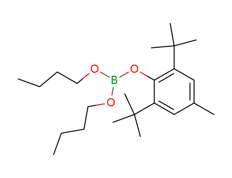 Molecular Structure of 2929-85-3 (dibutyl 2,6-di-tert-butyl-4-tolyl orthoborate)